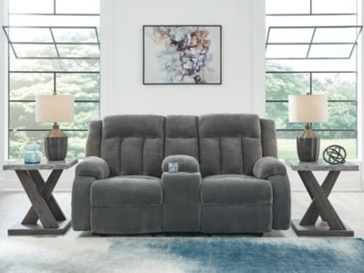 Observation Power Reclining Loveseat with Console - Hammers Furniture (MN)