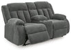 Observation Power Reclining Loveseat with Console - Hammers Furniture (MN)