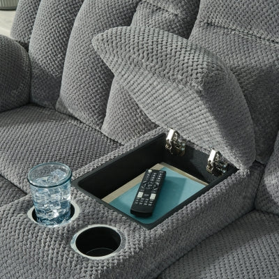 Observation Power Reclining Loveseat with Console - Hammers Furniture (MN)