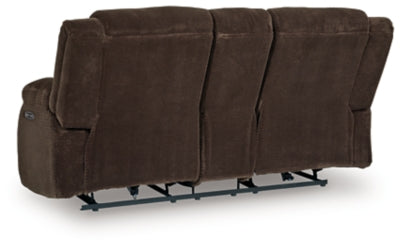 Observation Power Reclining Loveseat with Console - Hammers Furniture (MN)