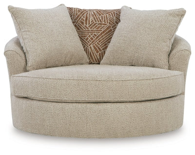 Steelwater Retreat Oversized Swivel Accent Chair - Hammers Furniture (MN)