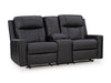 Mackmenville Reclining Loveseat with Console - Hammers Furniture (MN)