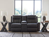 Mackmenville Reclining Loveseat with Console - Hammers Furniture (MN)