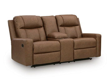 Mackmenville Reclining Loveseat with Console - Hammers Furniture (MN)