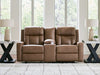 Mackmenville Reclining Loveseat with Console - Hammers Furniture (MN)