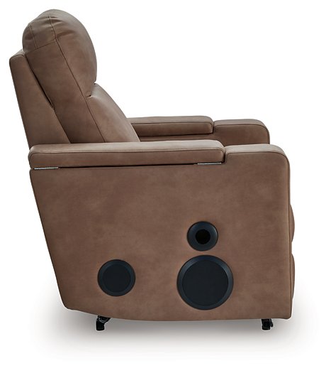 Lorrenton Power Glider Recliner with Audio System - Hammers Furniture (MN)