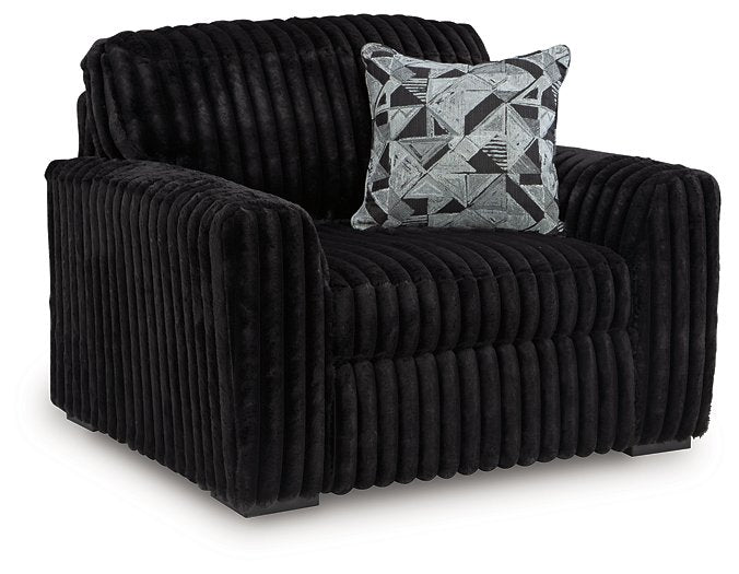 Midnight-Madness Oversized Chair