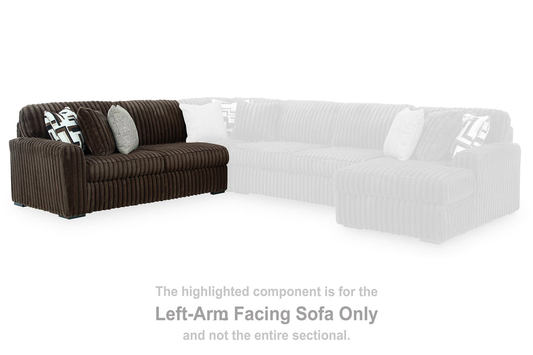 Midnight-Madness Sectional with Chaise - Hammers Furniture (MN)