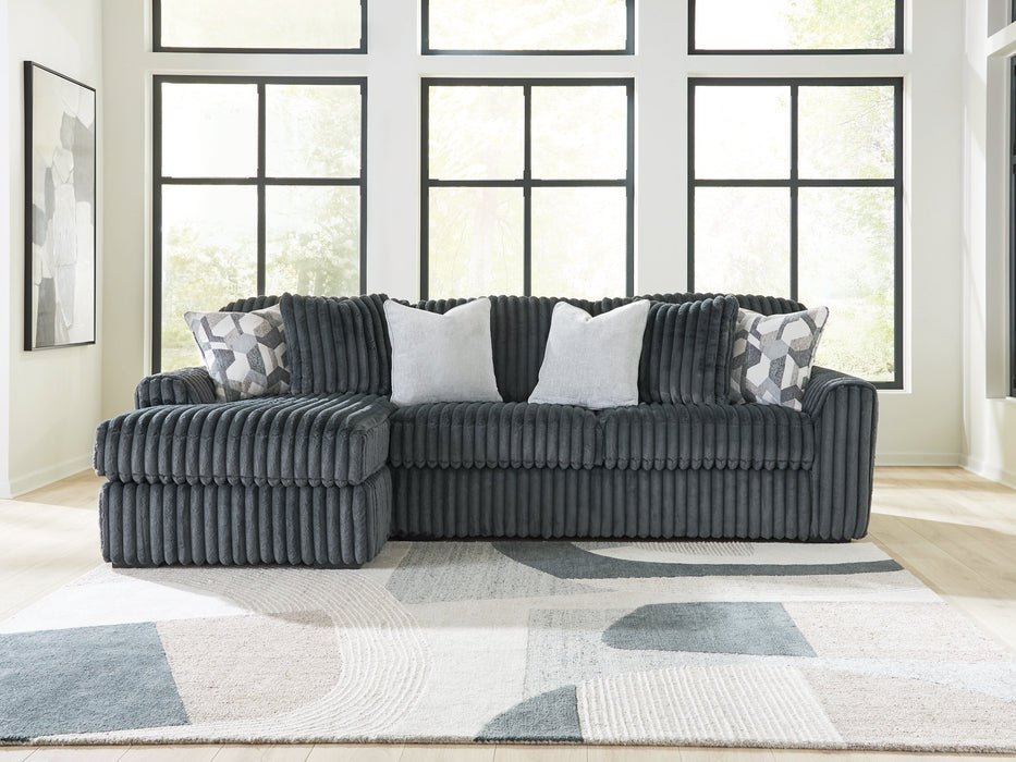 Midnight-Madness Sectional Sofa with Chaise - Hammers Furniture (MN)