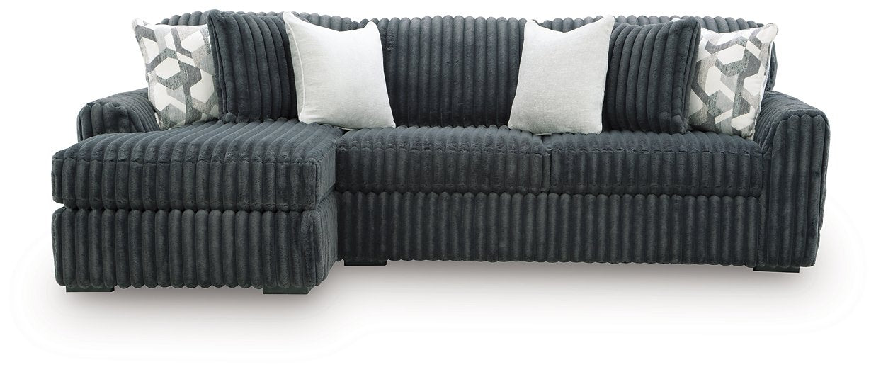 Midnight-Madness Sectional Sofa with Chaise - Hammers Furniture (MN)