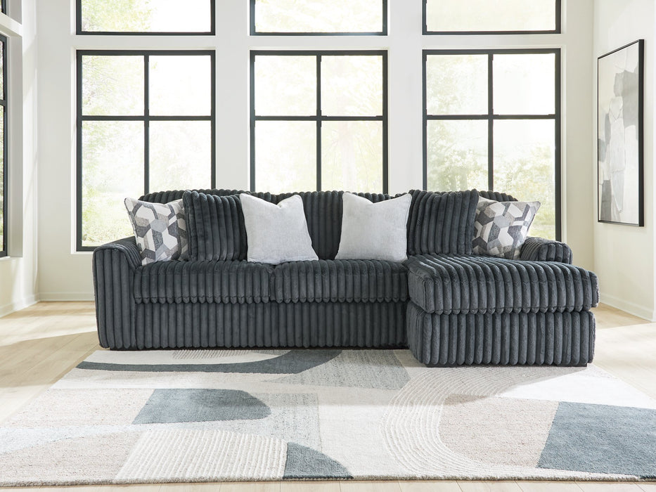 Midnight-Madness Sectional Sofa with Chaise - Hammers Furniture (MN)