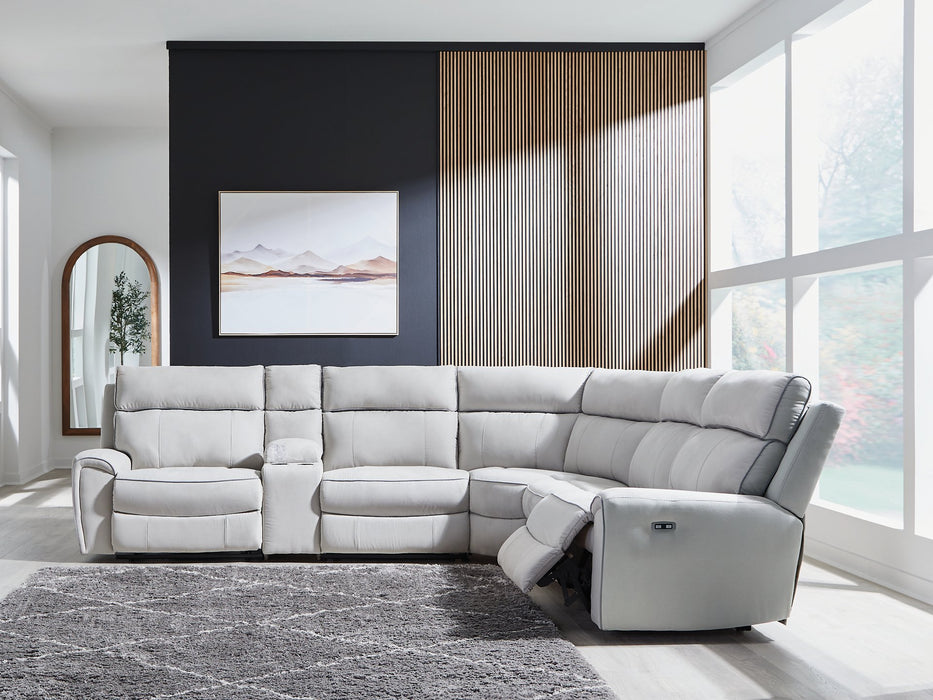 Social Pointe Power Reclining Sectional - Hammers Furniture (MN)