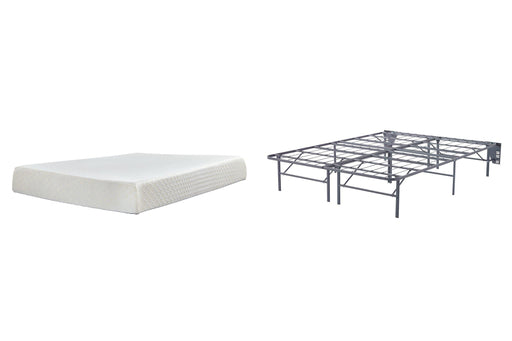 10 Inch Chime Memory Foam Mattress Set - Hammers Furniture (MN)