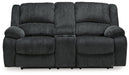 Draycoll Reclining Loveseat with Console - Hammers Furniture (MN)