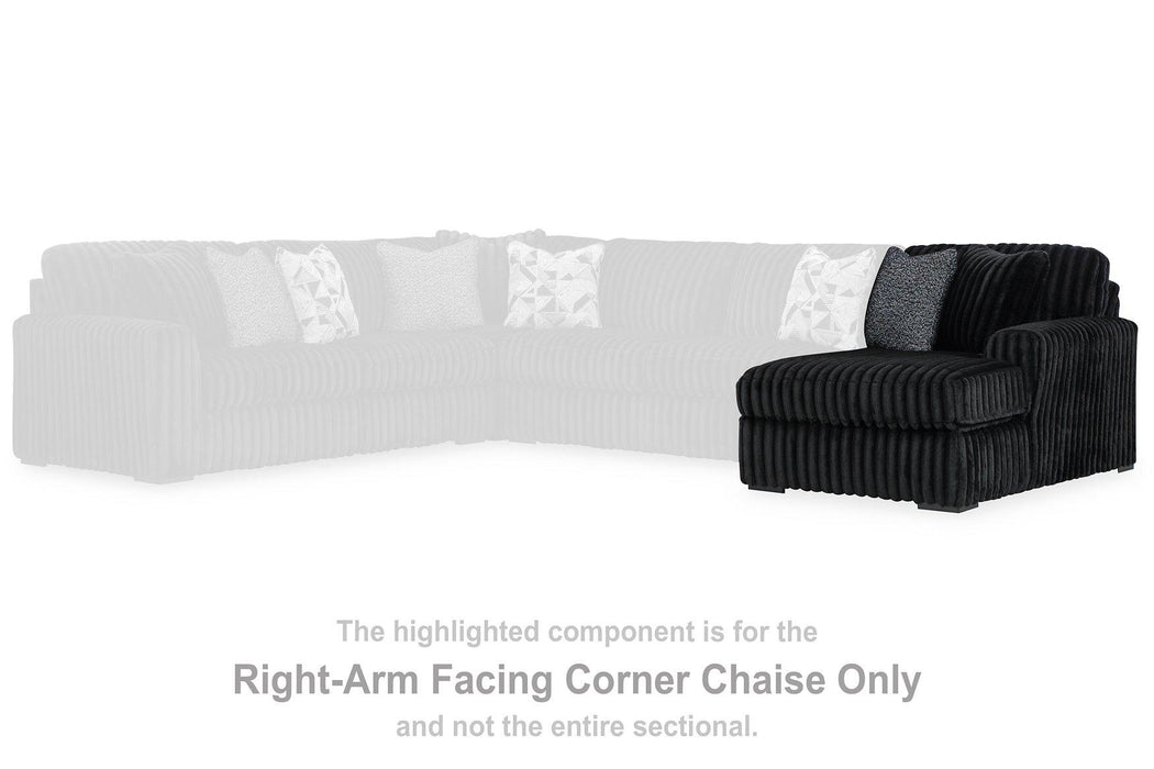 Midnight-Madness Sectional with Chaise - Hammers Furniture (MN)