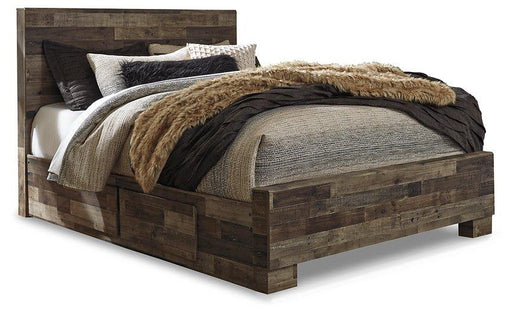 Derekson Bed with 2 Side Storage - Hammers Furniture (MN)