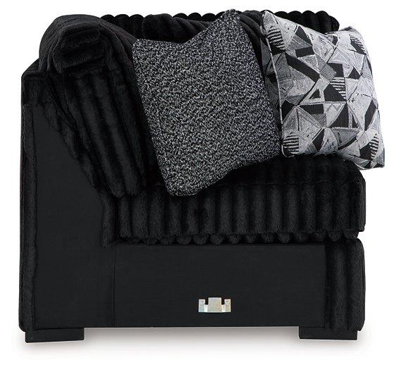 Midnight-Madness Sectional with Chaise - Hammers Furniture (MN)