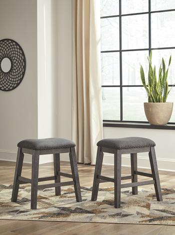 Caitbrook Counter Height Upholstered Bar Stool - Hammers Furniture (MN)