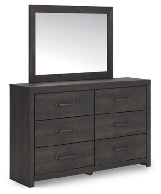 Hollivern Dresser and Mirror - Hammers Furniture (MN)