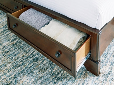 Trellington Sleigh Storage Bed - Hammers Furniture (MN)
