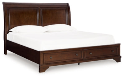 Trellington Sleigh Storage Bed - Hammers Furniture (MN)