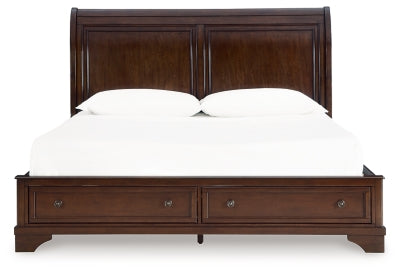 Trellington Sleigh Storage Bed - Hammers Furniture (MN)
