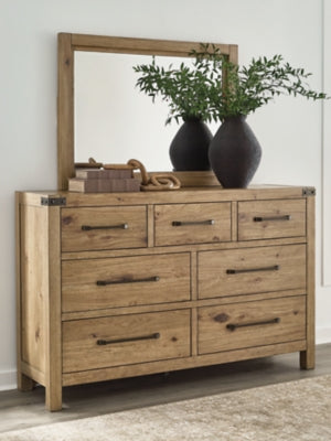 Ridgester Dresser and Mirror - Hammers Furniture (MN)