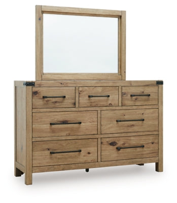 Ridgester Dresser and Mirror - Hammers Furniture (MN)
