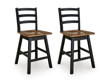 Wildenauer Counter Height Swivel Barstool - Hammers Furniture (MN)