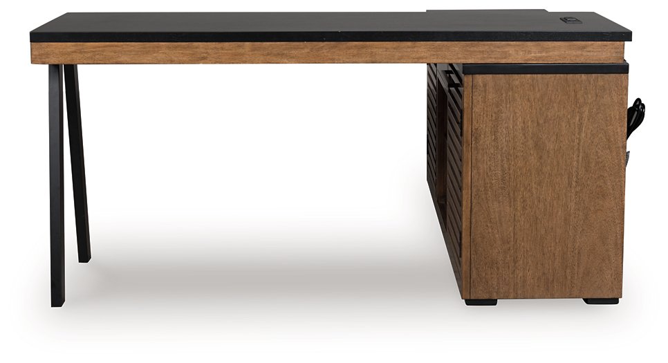 Kallari Credenza with Desk Return