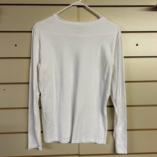 L.L. Bean White Long Sleeve T-Shirt