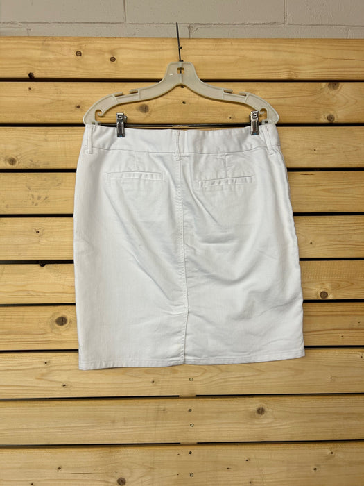 Old Navy White Denim Skirt