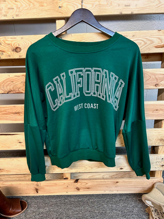 Shein Green Crewneck