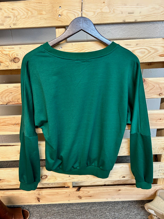 Shein Green Crewneck