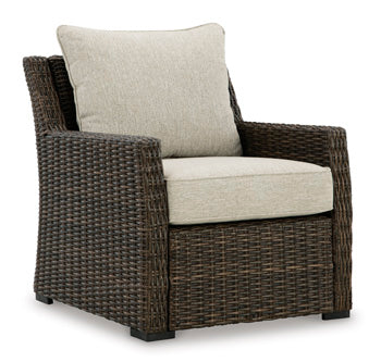 Brook Ranch Outdoor Lounge Chair with Cushion