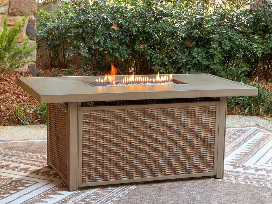 Laguna Heights Outdoor Fire Pit Table - Hammers Furniture (MN)