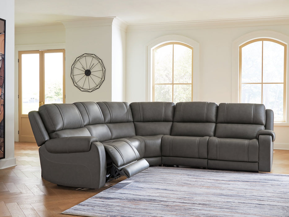 5Z - Pittson Power Reclining Sectional - Hammers Furniture (MN)
