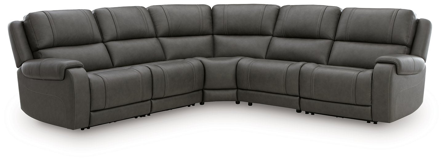 5Z - Pittson Power Reclining Sectional - Hammers Furniture (MN)