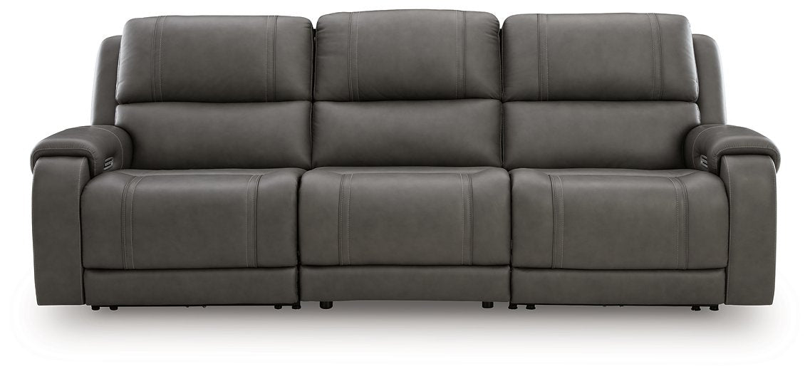 5Z - Pittson Power Sectional Reclining Sofa - Hammers Furniture (MN)