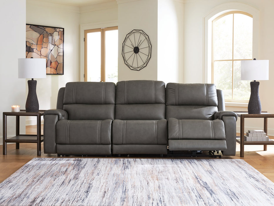 5Z - Pittson Power Sectional Reclining Sofa - Hammers Furniture (MN)
