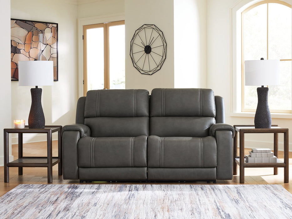 5Z - Pittson Power Reclining Sectional Loveseat - Hammers Furniture (MN)