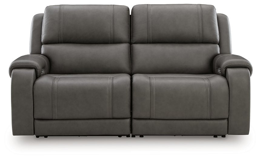 5Z - Pittson Power Reclining Sectional Loveseat - Hammers Furniture (MN)