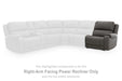 5Z - Pittson Power Reclining Sectional Loveseat with Console - Hammers Furniture (MN)