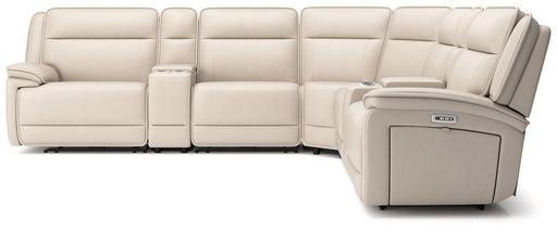 Double Deal Reclining Sectional with 2 Consoles - Hammers Furniture (MN)