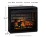 Entertainment Accessories Electric Infrared Fireplace Insert - Hammers Furniture (MN)